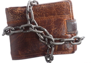 Empty wallet in chain - poor economy, end of spending